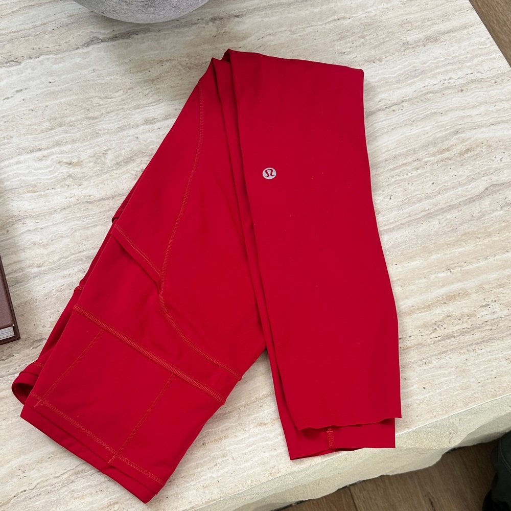 lululemon athletica Red Leggings